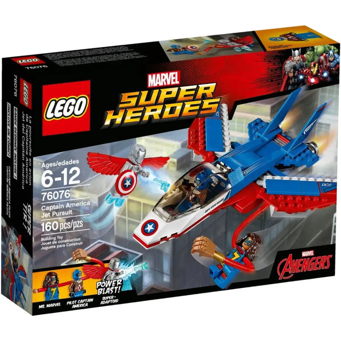 LEGO [Marvel Super Heroes] - Captain America Jet Pursuit Building Set - Avengers Series (76076)