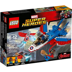 LEGO [Marvel Super Heroes] - Captain America Jet Pursuit Building Set - Avengers Series (76076)