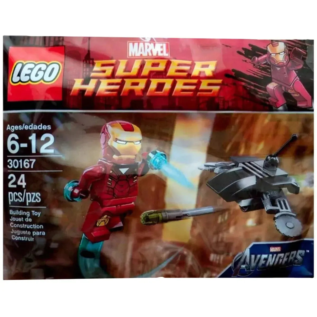 LEGO [Marvel] - Iron Man vs. Fighting Drone Set (30167) — Poggers