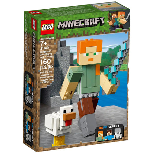 LEGO [Minecraft] - Minecraft Alex BigFig with Chicken Building Set (21149) - BigFig Series 1