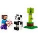 LEGO [Minecraft] - Steve and Baby Panda Building Set - Minifig-scale Series (30672)