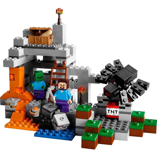LEGO [Minecraft] - The Cave Building Set - Minifig-scale Series (21113)
