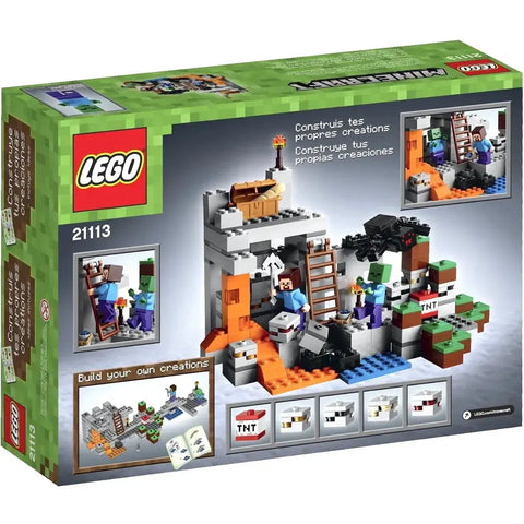 LEGO [Minecraft] - The Cave Building Set - Minifig-scale Series (21113)