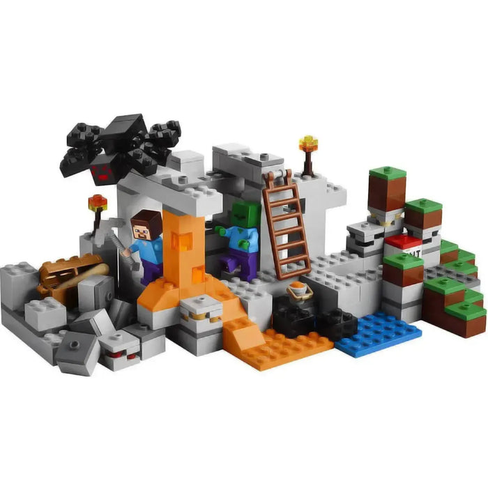 LEGO [Minecraft] - The Cave Building Set - Minifig-scale Series (21113)