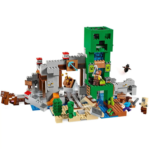 LEGO [Minecraft] - The Creeper Mine Building Set - Minifig-scale Series (21155)