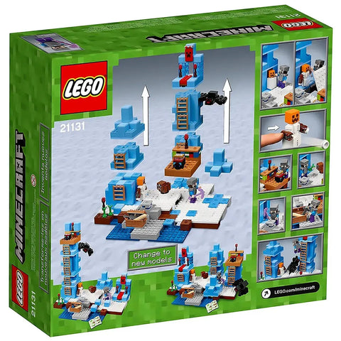 LEGO [Minecraft] - The Ice Spikes Building Set - Minifig-scale Series (21131)