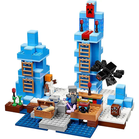 LEGO [Minecraft] - The Ice Spikes Building Set - Minifig-scale Series (21131)