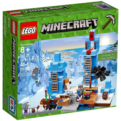 LEGO [Minecraft] - The Ice Spikes Building Set - Minifig-scale Series (21131)