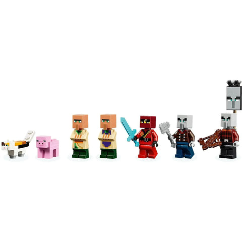 LEGO [Minecraft] - The Illager Raid Building Set - Minifig-scale Series (21160) - Image 4
