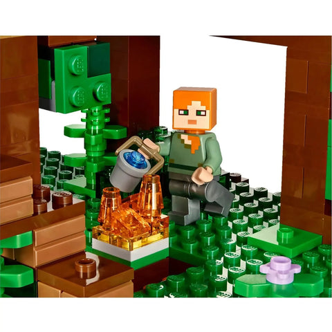 LEGO [Minecraft] - The Jungle Tree House Building Set - Minifig-scale Series (21125) - Image 12