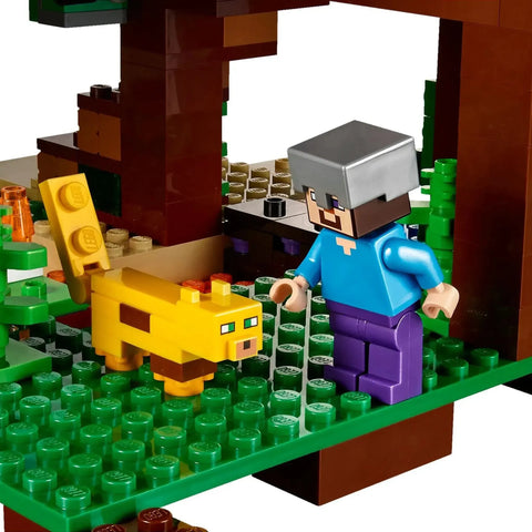 LEGO [Minecraft] - The Jungle Tree House Building Set - Minifig-scale Series (21125) - Image 9