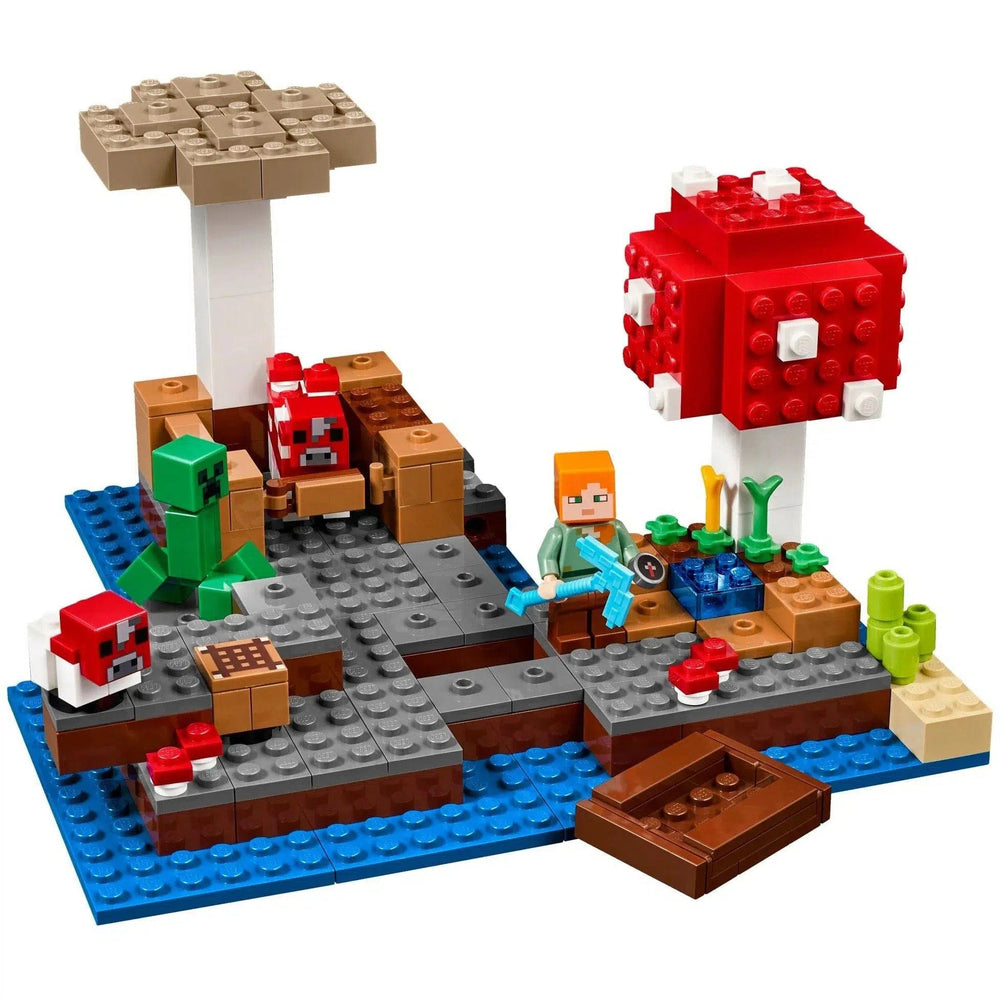 LEGO [Minecraft] - The Mushroom Island Building Set - Minifig-scale Series (21129)