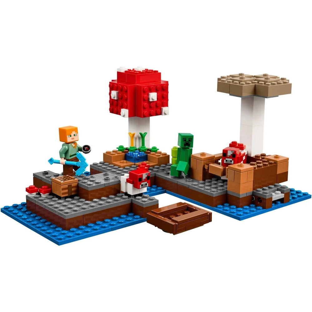 LEGO [Minecraft] - The Mushroom Island Building Set - Minifig-scale Series (21129)