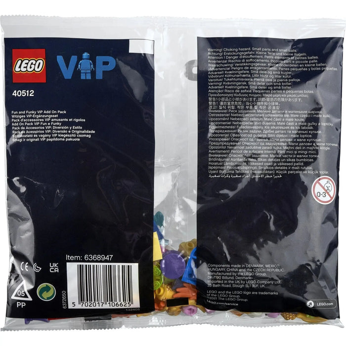 LEGO [Miscellaneous] - Fun and Funky VIP Add On Pack Building Set - VIP Add On Pack Series (40512)