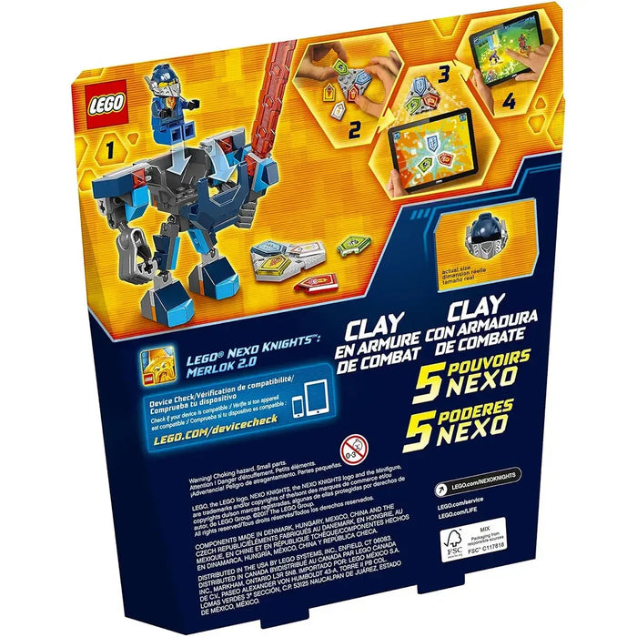 LEGO [Nexo Knights] - Battle Suit Clay Building Set - Battle Suits Series (70362)