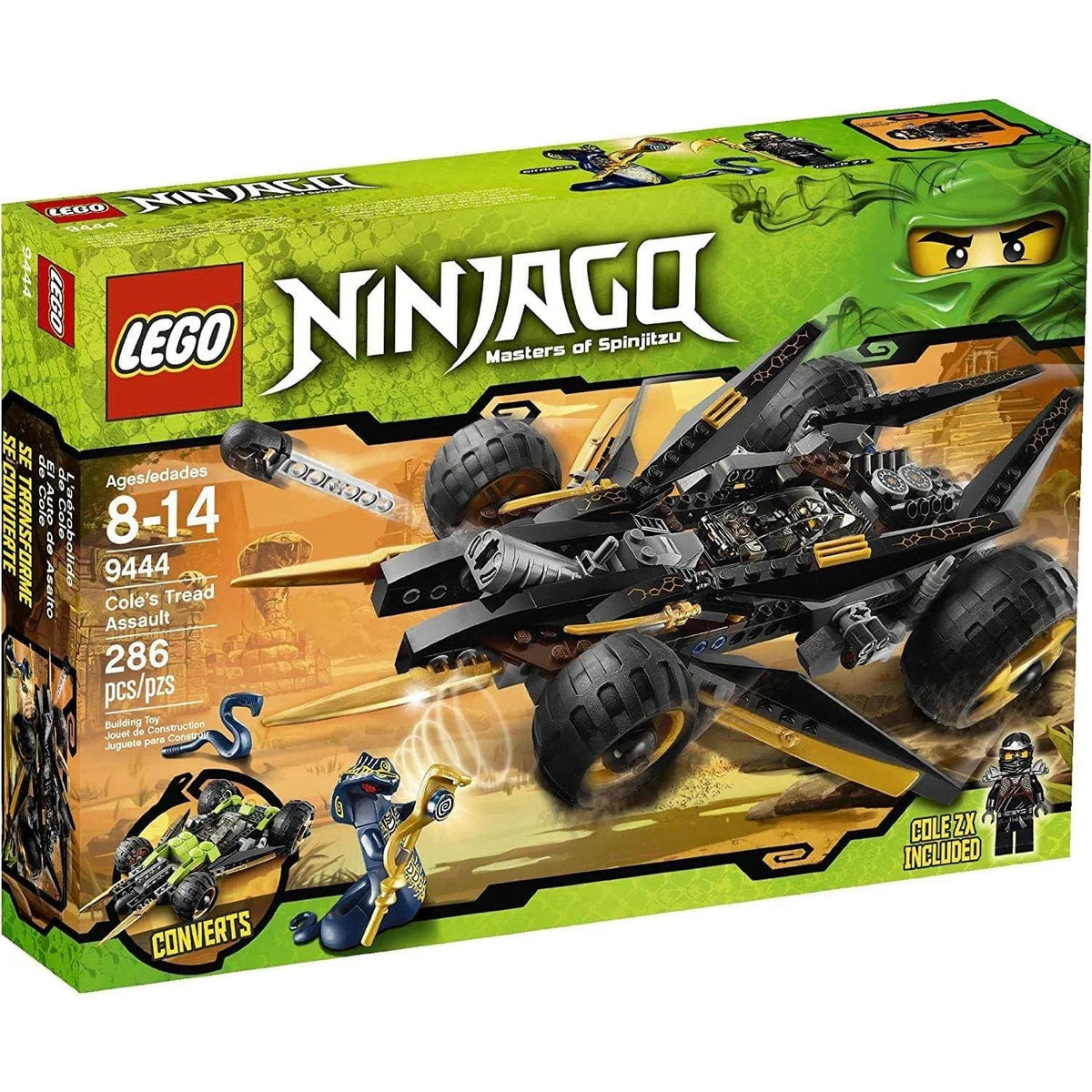 LEGO [Ninjago] - Cole's Tread Assault (9444) — Poggers