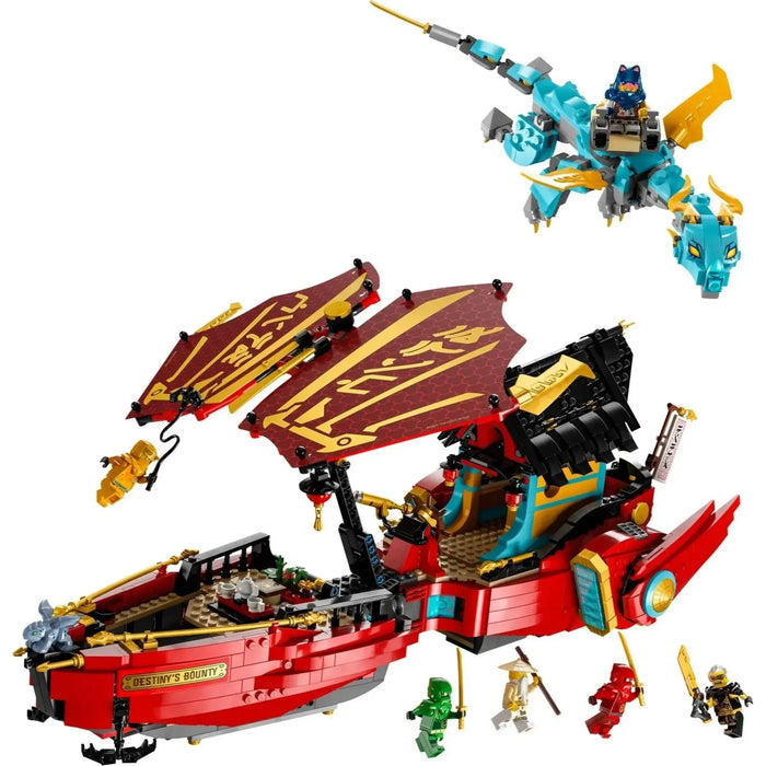 LEGO [Ninjago] - Destiny's Bounty - Race Against Time Building Set - Dragons Rising Season 1 Series (71797)