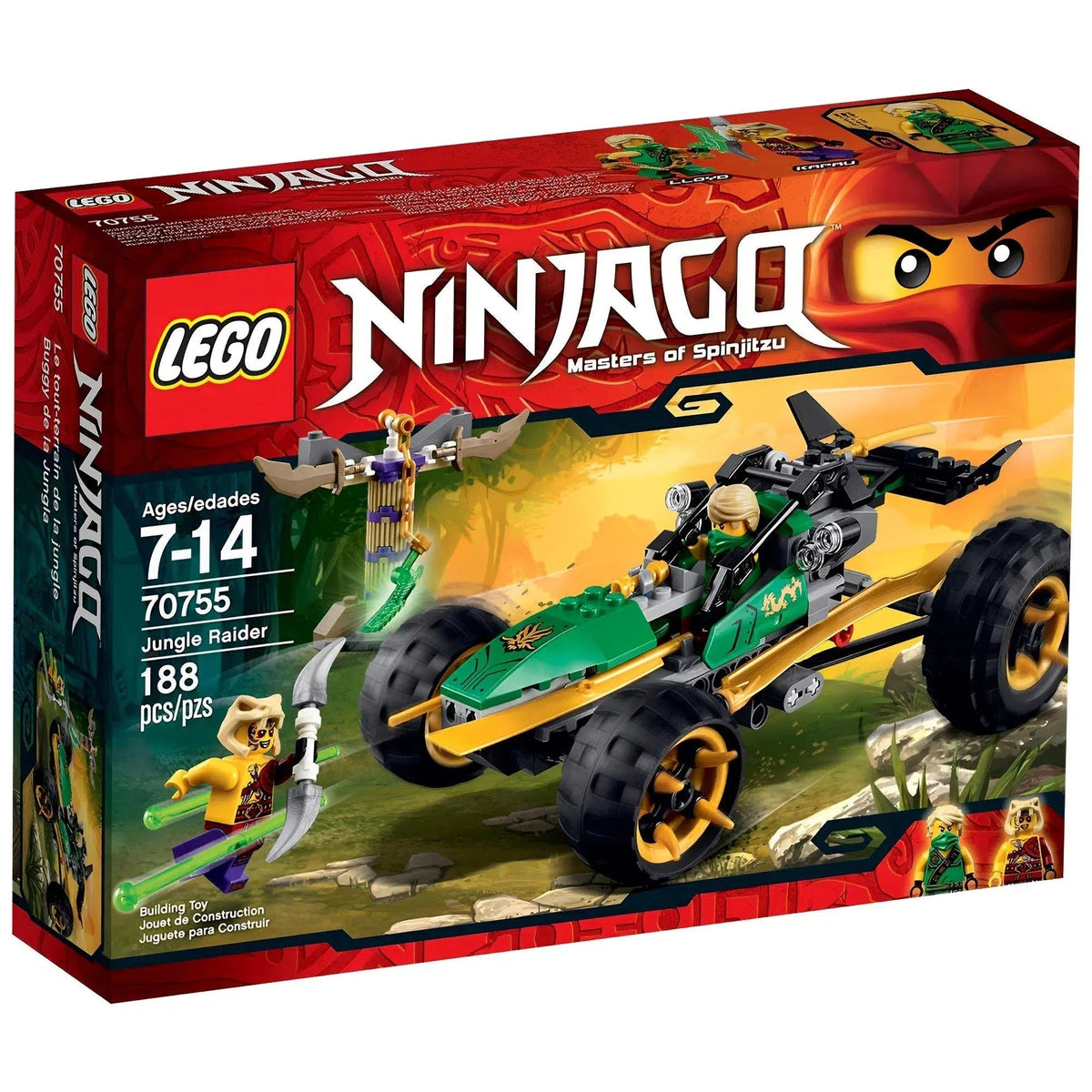 LEGO Ninjago Jungle Raider Building Set Tournament of Elements S Poggers