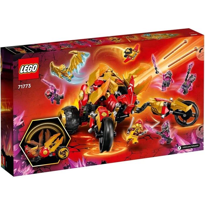 LEGO [Ninjago] - Kai's Golden Dragon Raider Building Set - Crystalized Series (71773)