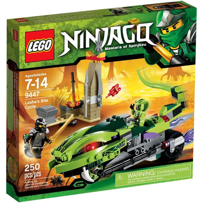 LEGO [Ninjago] - Lasha's Bite Cycle Building Set - Rise of the Snakes Series (9447)