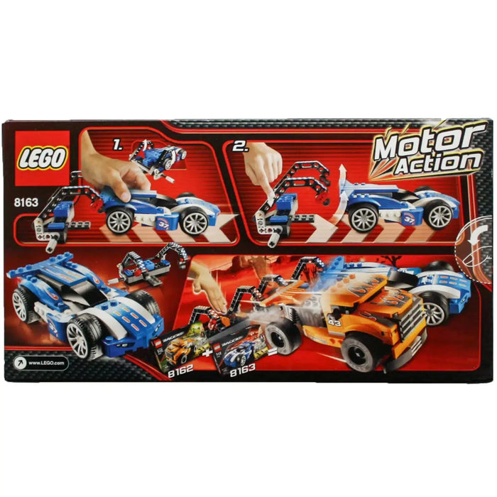 Power Racing Lego LEGO Racers Blue Sprinter Building Set Power Racers (8163) — Poggers