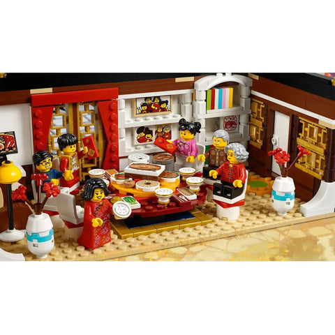 LEGO [Seasonal] - Chinese New Year's Eve Dinner Building Set - Chinese Traditional Festival Series (80101) - Image 6