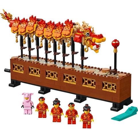 LEGO [Seasonal] - Dragon Dance Building Set - Chinese Traditional Festival Series (80102) - Image 2