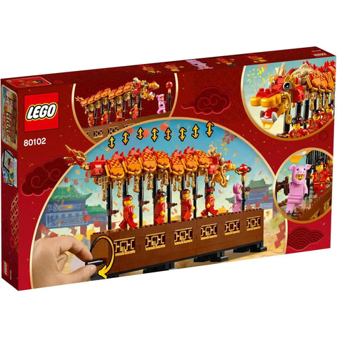LEGO [Seasonal] - Dragon Dance Building Set - Chinese Traditional Festival Series (80102) - Image 3