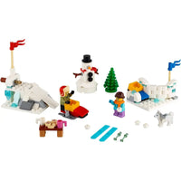 LEGO [Seasonal] - Winter Snowball Fight Building Set - Christmas Series (40424)- Image 2