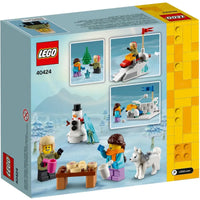 LEGO [Seasonal] - Winter Snowball Fight Building Set - Christmas Series (40424)- Image 3
