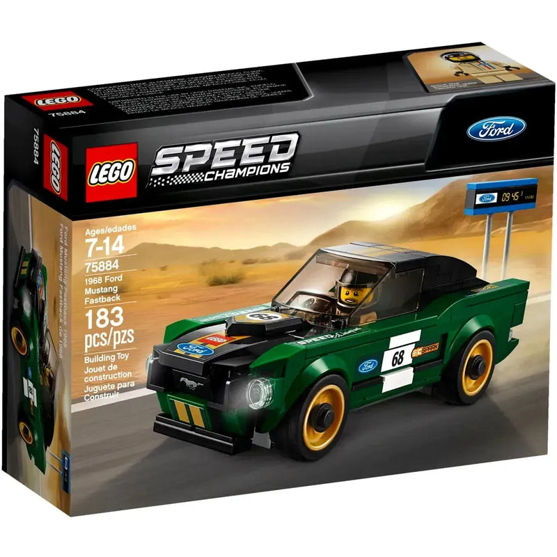 LEGO [Speed Champions] - 1968 Ford Mustang Fastback Building Set - Ford Series (75884)