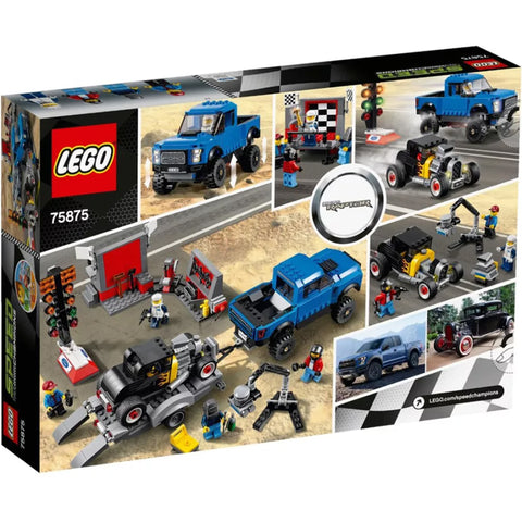 LEGO [Speed Champions] - Ford F-150 Raptor & Ford Model A Hot Rod Building Set - Ford Series (75875) - Image 3