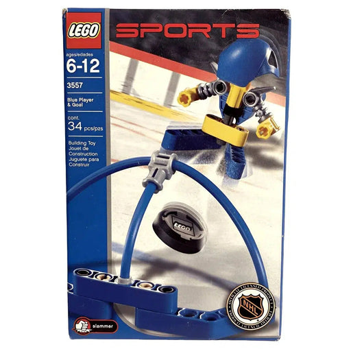 LEGO [Sports] - Red and Blue Player Building Set - Hockey Series (3559)