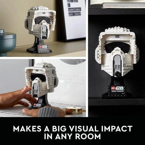 LEGO Star Wars Scout Trooper Helmet 75305 Collectible Building Toy, New 2021 (471 Pieces) - Image 3