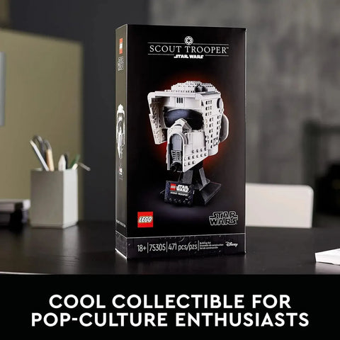 LEGO Star Wars Scout Trooper Helmet 75305 Collectible Building Toy, New 2021 (471 Pieces) - Image 6