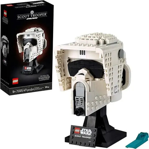 LEGO Star Wars Scout Trooper Helmet 75305 Collectible Building Toy, New 2021 (471 Pieces) - Image 9