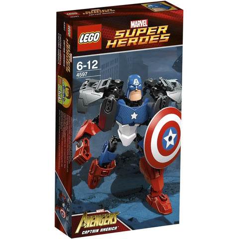 LEGO Super Heroes - Captain America Figure Building Set - 4597 - Image 1