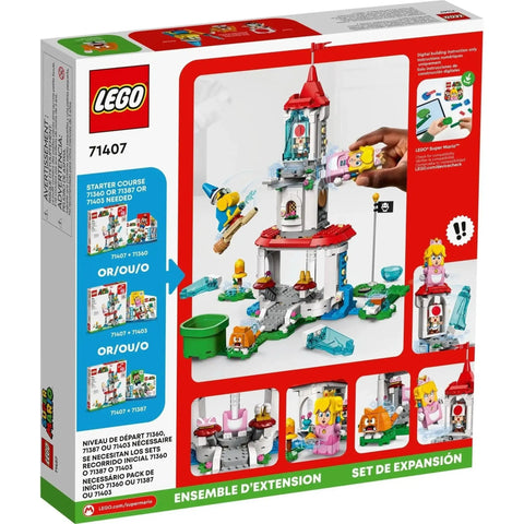 LEGO [Super Mario] - Cat Peach Suit and Frozen Tower Building Set - Expansion Set Series (71407) - Image 3