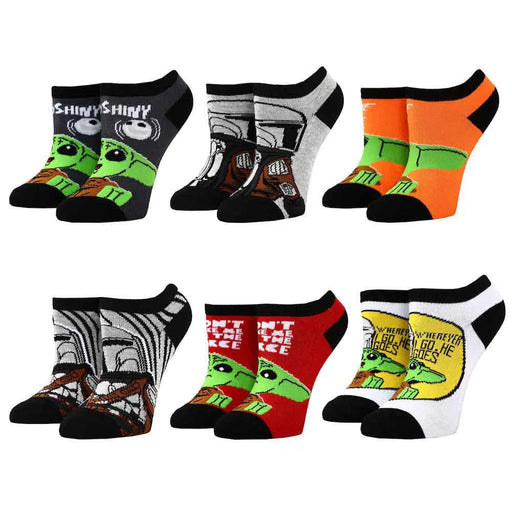 LEGO x Star Wars: The Mandalorian - Grogu Ankle Socks (6 Pairs) - Bioworld