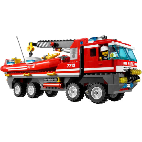 LEGO [City] - Off-Road Fire Truck & Fireboat Building Set - Fire Series (7213) - Image 5