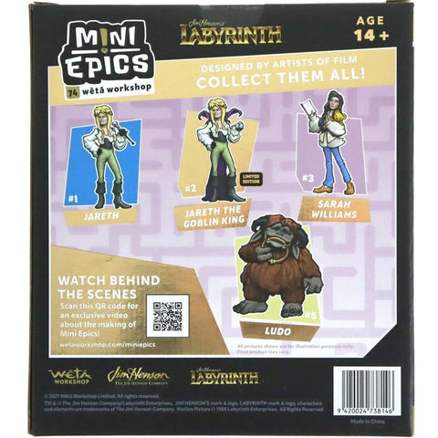 Labyrinth (1986) - Sarah Williams and the Worm Figure (Limited Edition) - Weta Workshop - Mini Epics