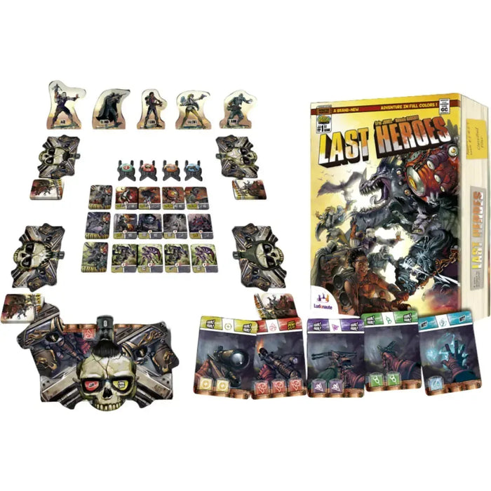 Last Heroes - Strategy Action/Adventure Card Game for Family and Adults (3-5 Players, Age 14+) - Ludonaute