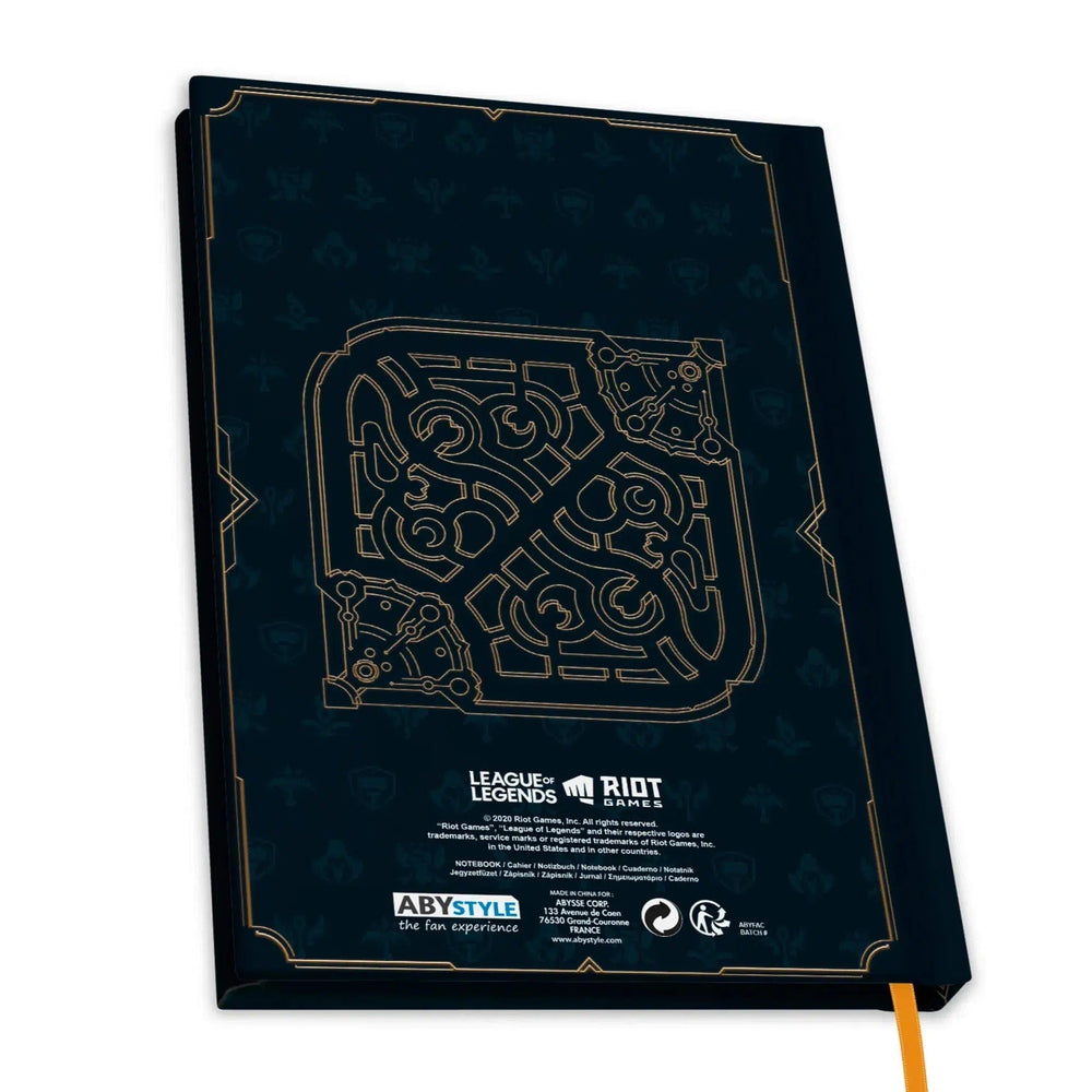 League of Legends - Hextech 3-Piece Gift Set - ABYstyle - 16 oz. Glass, Pin Badge, Notebook