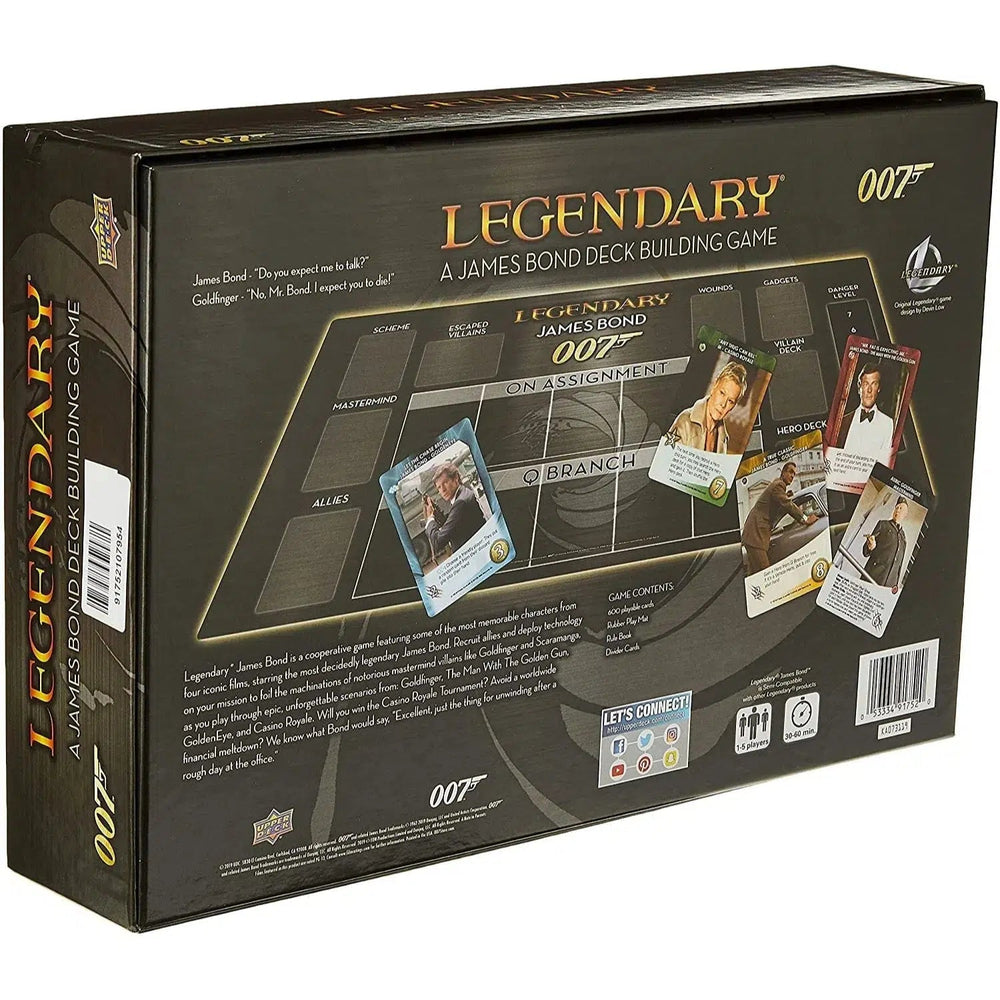 Legendary: A James Bond Deckbuilding Game - Card Game - Upper Deck Entertainment