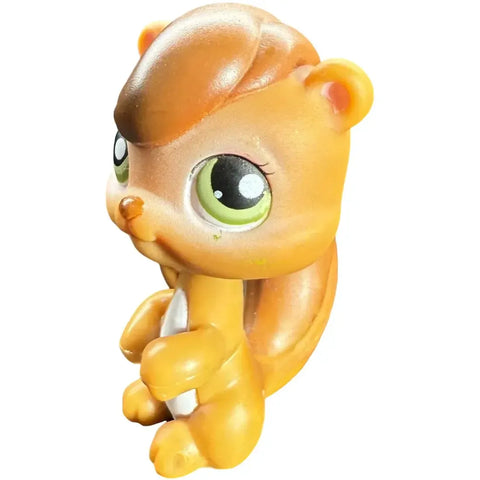Littlest Pet Shop - Chipmunk & Raccoon Bobble-Head Figure Set - Hasbro - Sweet 'N Neat Pets Series (195-196)