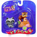 Littlest Pet Shop - Chipmunk & Raccoon Bobble-Head Figure Set - Hasbro - Sweet 'N Neat Pets Series (195-196)