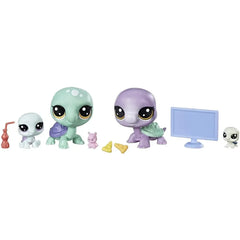 Littlest Pet Shop - Movie Night Turtle Crew Figures - Hasbro - Series 2 (52-56)
