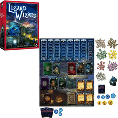 Lizard Wizard - Strategy Magic Board Game for Family and Adults (2-6 Players, Age 10+) - University Games [Forbidden Games]