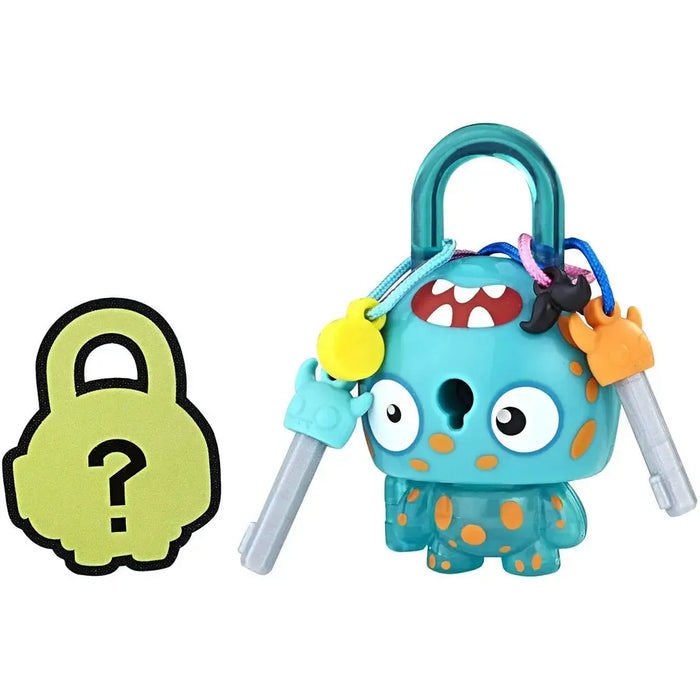 Lock Stars - Aqua Spotted Monster Toy - Hasbro - Series 2