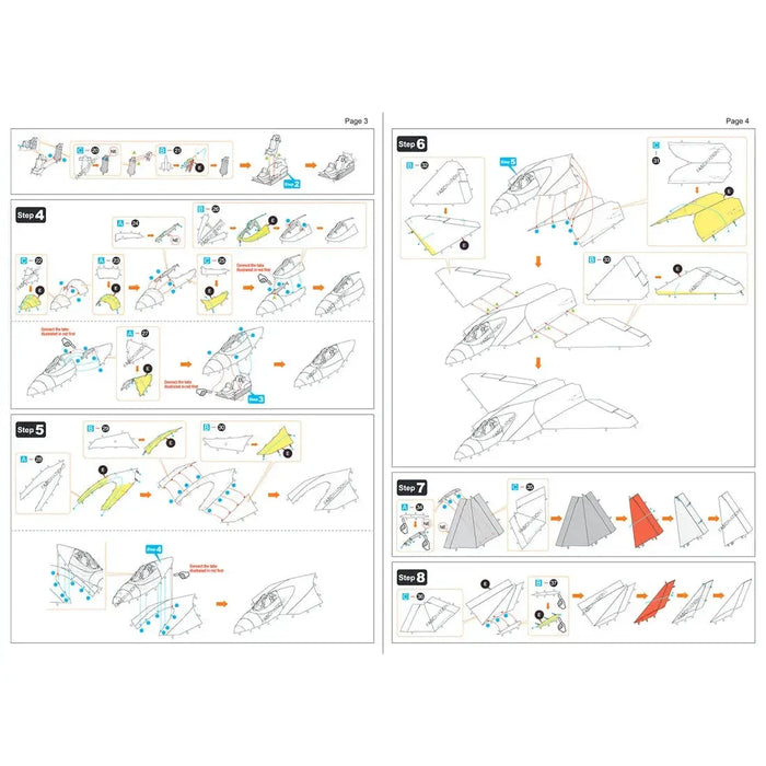 Lockheed Martin - F-22 Raptor Plane Figure Model Kit (1:137 Scale, Steel, Moderate Difficulty) - Fascinations - Metal Earth Series